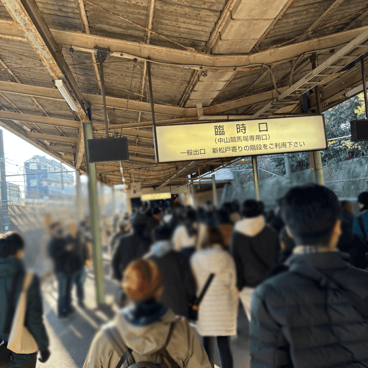有馬記念 入場 電車ホーム