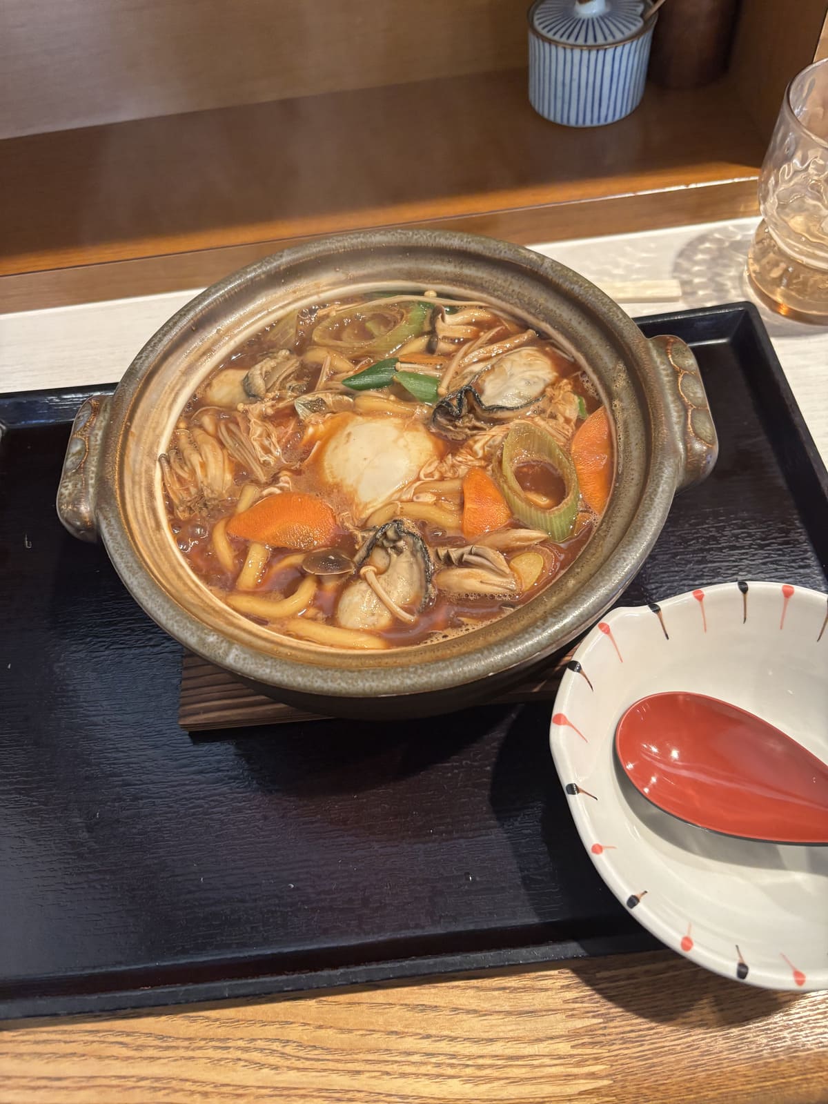 うどんれすとらん へんこつ 味噌煮込み牡蠣うどん