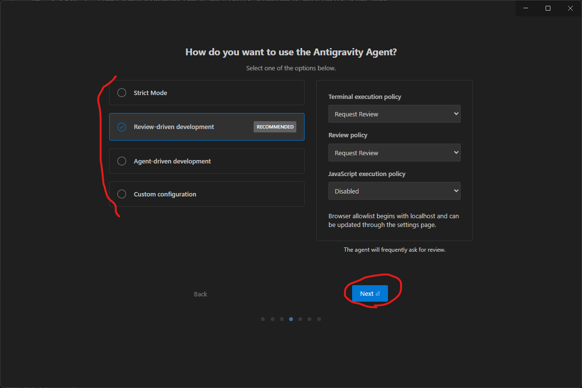 antigravity How do you want to use the Antigravity Agent