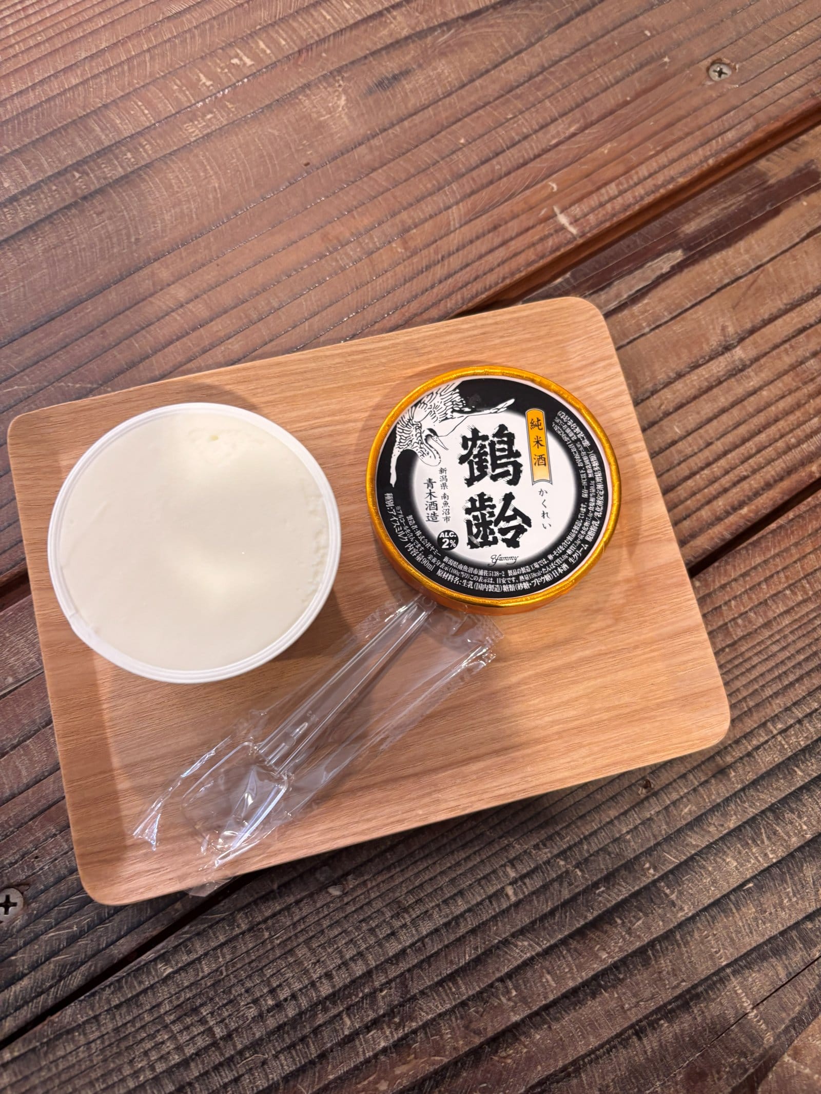 たつのや商店 鶴齢 純米酒のアイス