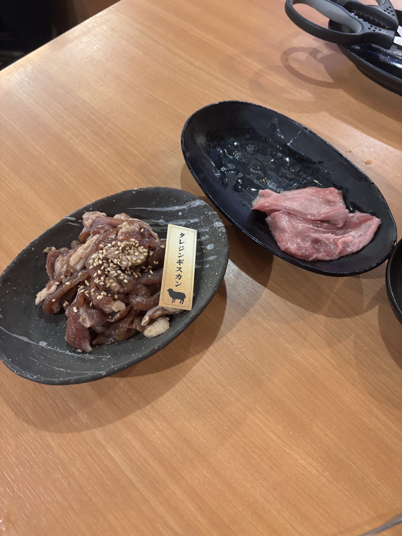 大黒屋 ラムたん 肉厚のタンとタレ締めジンギスカン