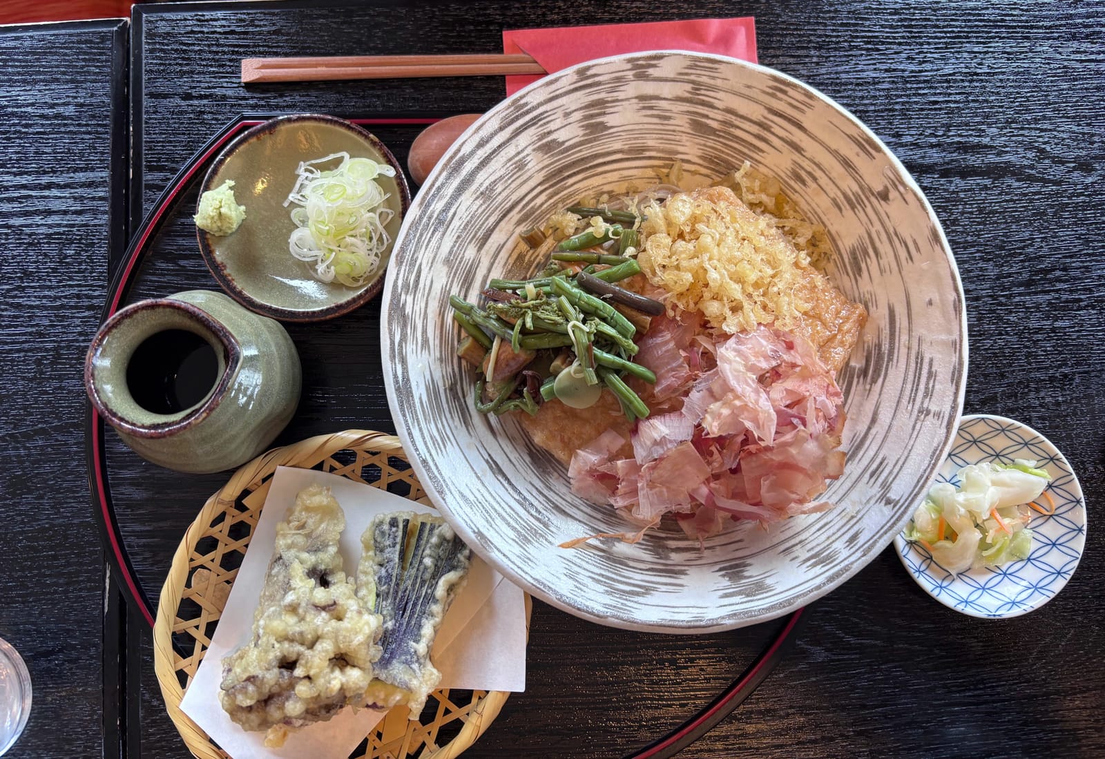 そばきち湯畑店 冷やしきつねそば