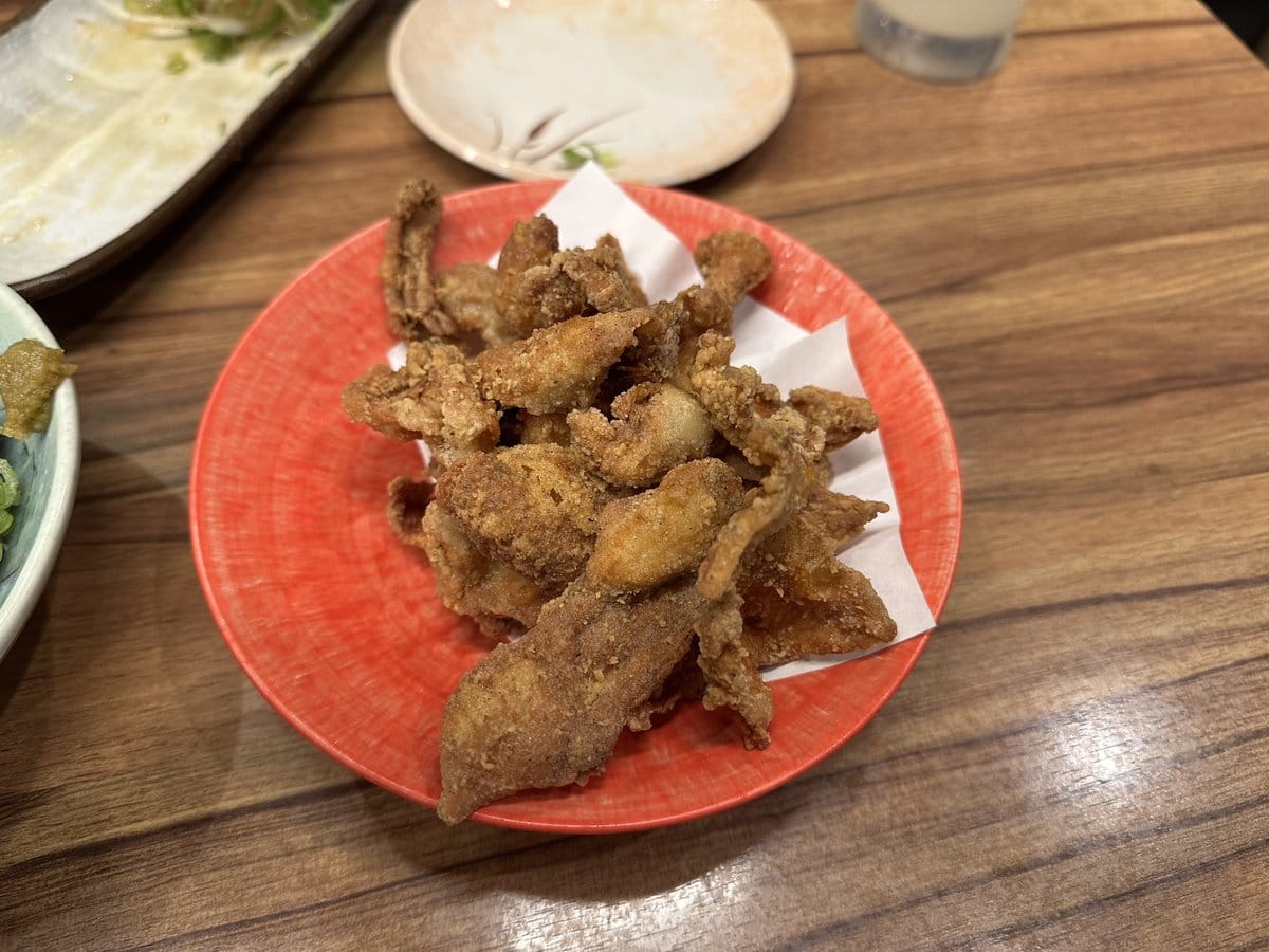 風来坊 東桜店の鶏皮チップス