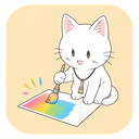 べた塗りねっこ アイコン